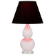 Robert Abbey - RW13K - One Light Accent Lamp - Small Double Gourd - Rose Water Glazed Ceramic w/Lucite