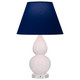 Robert Abbey - RW13N - One Light Accent Lamp - Small Double Gourd - Rose Water Glazed Ceramic w/Lucite