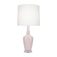 Robert Abbey - RW35 - One Light Accent Lamp - Small Emma - Rose Water Glazed Ceramic w/Polished Nickel