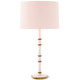 Robert Abbey - RW71X - One Light Table Lamp - Kane - Rose Water w/Modern Brass