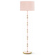 Robert Abbey - RW73X - One Light Floor Lamp - Kane - Rose Water w/Modern Brass