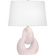 Robert Abbey - RW981 - One Light Table Lamp - Fusion - Rose Water Glazed Ceramic w/Polished Nickel