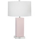 Robert Abbey - RW995 - One Light Table Lamp - Harvey - Rose Water Glazed Ceramic