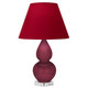 Robert Abbey - SM13R - One Light Accent Lamp - Small Double Gourd - Sugar Plum Glazed Ceramic w/Lucite