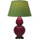 Robert Abbey - SM21G - One Light Table Lamp - Double Gourd - Sugar Plum Glazed Ceramic w/Deep Patina Bronze