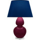 Robert Abbey - SM23N - One Light Table Lamp - Double Gourd - Sugar Plum Glazed Ceramic w/Lucite