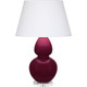 Robert Abbey - SM23X - One Light Table Lamp - Double Gourd - Sugar Plum Glazed Ceramic w/Lucite