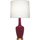 Robert Abbey - SM38 - One Light Table Lamp - Emma - Sugar Plum Glazed Ceramic w/Warm Brass