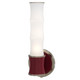 Robert Abbey - SM69 - One Light Wall Sconce - Kane - Sugar Plum w/Polished Nickel