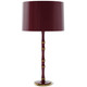Robert Abbey - SM71X - One Light Table Lamp - Kane - Sugar Plum w/Modern Brass