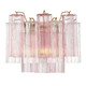 Crystorama - ADD-302-AG-SP - Two Light Wall Sconce - Addis - Aged Brass