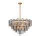 Crystorama - ADD-316-AG-SM - 16 Light Chandelier - Addis - Aged Brass