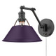 Golden - 3306-A1W BLK-EP - One Light Wall Sconce - Orwell - Matte Black
