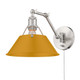 Golden - 3306-A1W PW-AY - One Light Wall Sconce - Orwell - Pewter