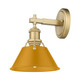 Golden - 3306-BA1 BCB-AY - One Light Bath Vanity - Orwell - Brushed Champagne Brass