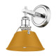 Golden - 3306-BA1 CH-AY - One Light Bath Vanity - Orwell - Chrome