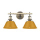 Golden - 3306-BA2 AB-AY - Two Light Vanity - Orwell - Aged Brass