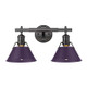 Orwell Two Light Vanity (3306-BA2 BLK-EP)