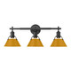 Orwell Three Light Vanity (3306-BA3 BLK-AY)