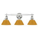 Golden - 3306-BA3 CH-AY - Three Light Vanity - Orwell - Chrome