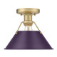 Orwell One Light Flush Mount (3306-FM BCB-EP)