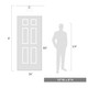 Orwell One Light Flush Mount (3306-FM BLK-EP)
