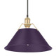 Golden - 3306-L BCB-EP - One Light Pendant - Orwell - Brushed Champagne Brass