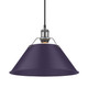 Golden - 3306-L PW-EP - One Light Pendant - Orwell - Pewter