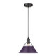 Orwell One Light Pendant (3306-M BLK-EP)