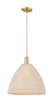 Innovations - 716-1P-CB-NBD-16-NAT - One Light Mini Pendant - Arcadia - Champagne Bronze