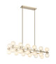 Matteo Lighting - C30724CG - LED Pendant - NIMBUS - Champagne Gold