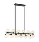 Matteo Lighting - C30724MB - LED Pendant - NIMBUS - Matte Black