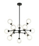 Matteo Lighting - C33012MB - LED Pendant - SOLARIS - Matte Black