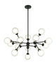 Matteo Lighting - C33015MB - LED Pendant - SOLARIS - Matte Black