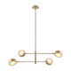 Matteo Lighting - C34604CG - LED Pendant - WEATHERTON - Champagne Gold