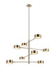 Matteo Lighting - C34608CG - LED Pendant - WEATHERTON - Champagne Gold