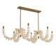 Kalama Eight Light Linear Chandelier (DLS16)