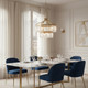 Social Club Nine Light Pendant (297P09HG)
