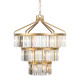Varaluz - 297P15HG - 15 Light Pendant - Social Club - Havana Gold