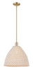 Innovations - 716-1S-CB-NBD-16-NAT - One Light Mini Pendant - Arcadia - Champagne Bronze