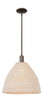 Innovations - 716-1S-OB-NBD-16-NAT - One Light Mini Pendant - Arcadia - Oil Rubbed Bronze