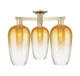 Innovations - 716-3F-AB-G484-7AM - Three Light Semi-Flush Mount - Arcadia - Antique Brass