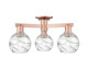 Innovations - 716-3F-AC-G1213-6CL - Three Light Semi-Flush Mount - Arcadia - Antique Copper