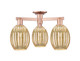 Innovations - 716-3F-AC-G459-6ME - Three Light Semi-Flush Mount - Arcadia - Antique Copper