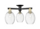 Innovations - 716-3F-BAB-G459-6CL - Three Light Semi-Flush Mount - Arcadia - Black Antique Brass