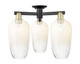 Innovations - 716-3F-BAB-G484-7OP - Three Light Semi-Flush Mount - Arcadia - Black Antique Brass