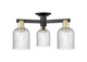 Innovations - 716-3F-BAB-G559-5SDY - Three Light Semi-Flush Mount - Arcadia - Black Antique Brass