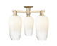 Innovations - 716-3F-CB-G484-7OP - Three Light Semi-Flush Mount - Arcadia - Champagne Bronze