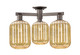 Innovations - 716-3F-OB-G460-7ME - Three Light Semi-Flush Mount - Arcadia - Oil Rubbed Bronze