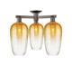 Innovations - 716-3F-OB-G484-7AM - Three Light Semi-Flush Mount - Arcadia - Oil Rubbed Bronze